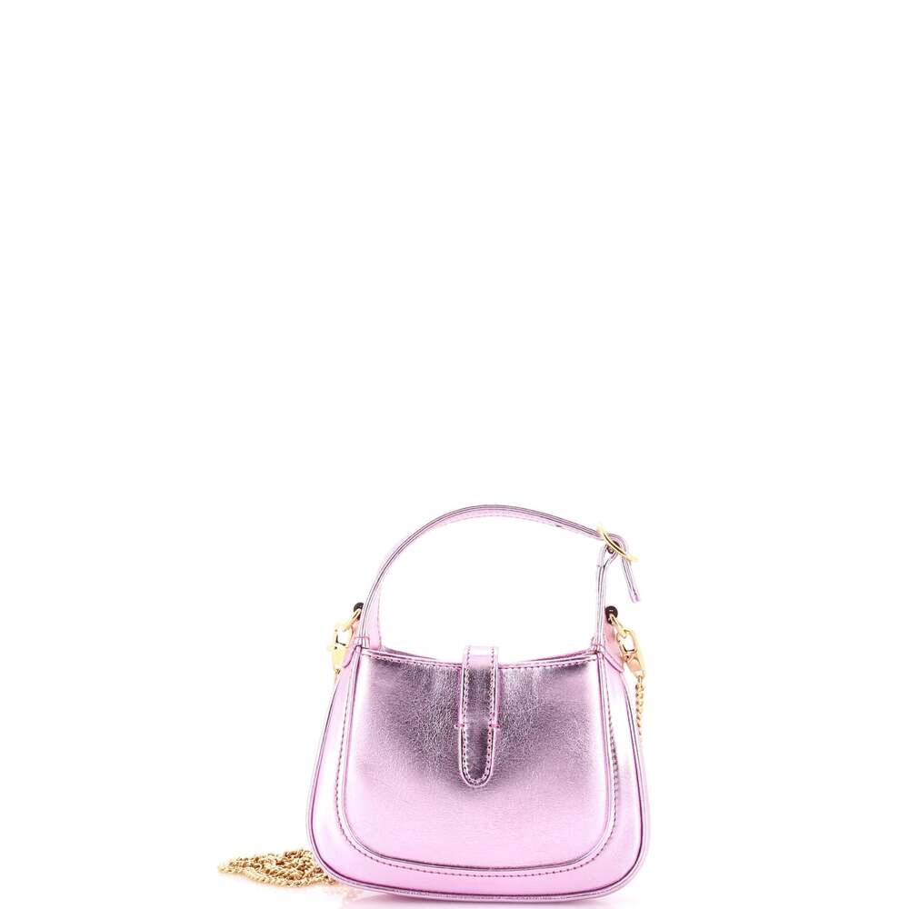 Gucci Jackie Chain Hobo Leather Super #254207G14B - Picture 3 of 7